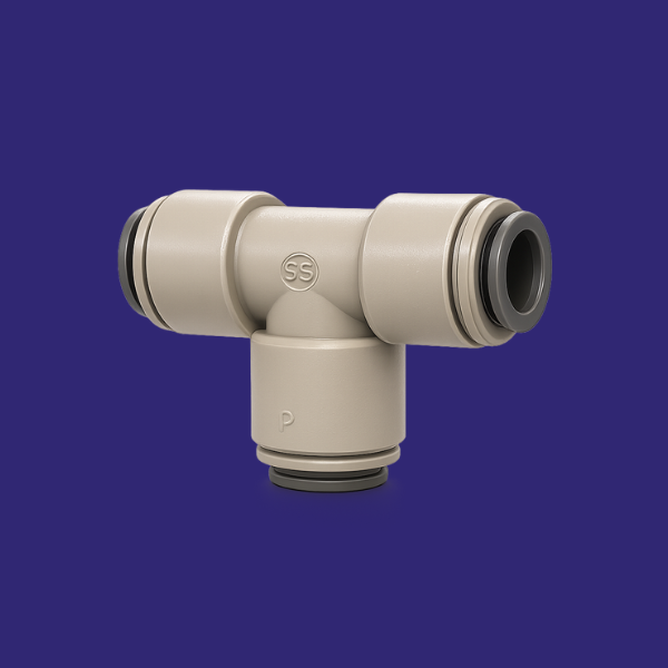 Twin Pack Push fit T connector