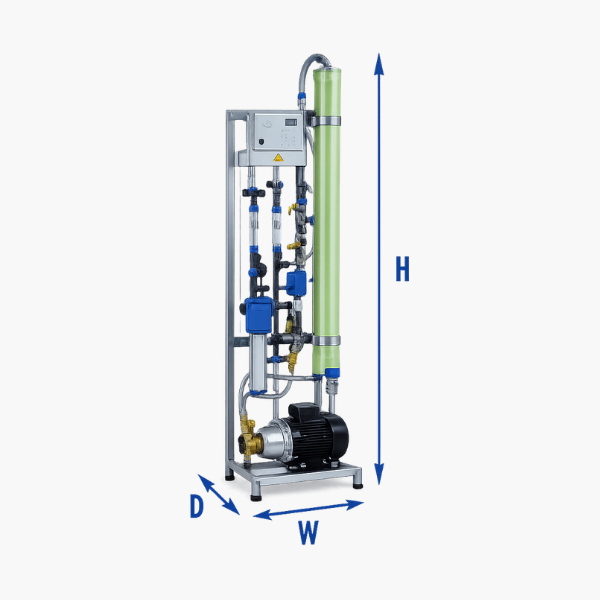 500 Litres per hour Industrial RO System